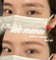 【垢抜けNo.1】美眉スタイリング&アイブロウカラー(間引き込み)¥9900 (Googleの口コミ必須♡)
