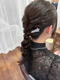 おしゃれなヘアセット🎀