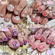 ☆初回500円OFF【フット・ネイルアート5本込み】