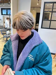 🔸ミニモ学割平日限定【カット+ダブルカラー(ケアブリーチ)+トリートメント】カウンセリングで相談!メンズカットもok!