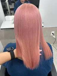 Wカラー【1ブリーチ】オンカラー🎀＋超音波アイロン付き🫧