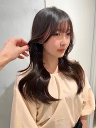 【❣️ミニモ学割❣️】カット🩵＋透明感カラー💍＋超音波トリートメント🫧韓国/ボブ/レイヤーカット/ハッシュカット