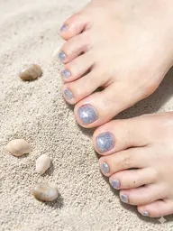 フット◆オフなし◆フラッシュネイルワンカラー