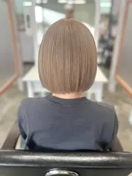 【ハイトーン×プリン直し】ブリーチリタッチ2cm×カラー×トリートメント