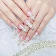 💅チップ長さだし💅マグネットフレンチ/ベイビーブーマー/ビー玉マグネット/ハートマグネット8980