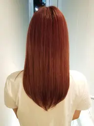 【暖色】【髪質改善】マグネットカラー＋カラー専用グロストリートメント￥5500/カット込￥8000