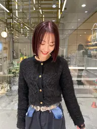 艶髪👼学生カット＋カラー＋髪質改善トリートメント🫧✨