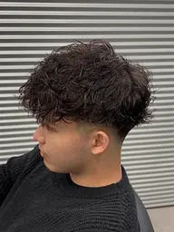 メンズカット+パーマ(プードルorスペインカール)+トリートメント