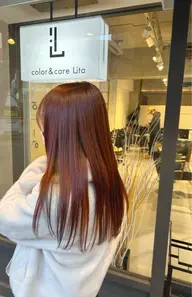 【潤艶☆】METEO髪質改善メテオカラー💚カラーと同時に髪質を向上、艶と潤いを与えます✨¥11,530→→¥8,800