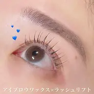 アイブロウWAX+まつげパーマ