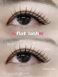 🎀【minimo限定価格】🎀フラットラッシュ120本(オフ別途500円)