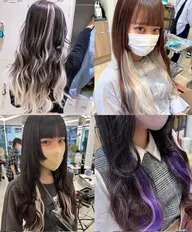 【3月、4月限定✨】ポイントエクステ✨【ブリーチせずにハイライト風orインナーorイヤリングカラー🎐】