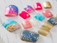 フットネイル★オフありシンプルフリーアート(90分程度)