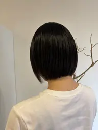 【 リピーター様限定🎀 】【 似合わせカット 】　　　　　　　　　　　　　　　　　　　　　　ぱつっとボブカット✂️🤍