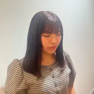 カット＋水素ストレート *̣̩⋆̩