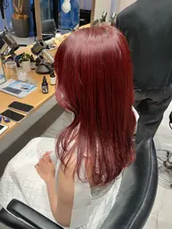 ［ミニモ学割］🌈高発色暖色ワンカラー➕1stepトリートメント➕カラーバター