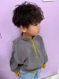 【メンズ専用】カット×デザインパーマ×カラー×眉カット《#スパイラル#ツイスト#波巻き#ツイスパ#スペインカールも人気》