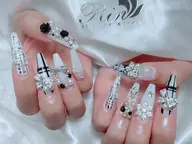 ❣️ゴデゴデ❣️【チップスカルプ長さ出し】アート+パーツ付け放題