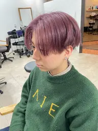 メンズカット✂️+パーマ+イルミナカラー🌟（※ブリーチ要相談+¥8000）