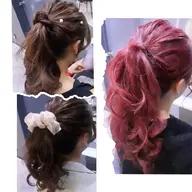 テンプレ15種類ヘアセット