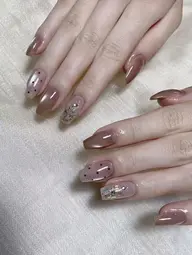 新店オープン⭐当店一番人気💗自爪持ち込みデザイン