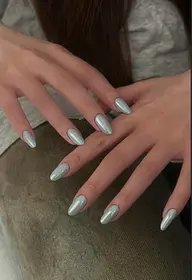 🪞/ワンカラーミラーネイル💅ハンド【新規の方オフ無料🆓】