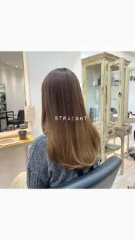 地毛風ストレートパーマ＋カット19800円