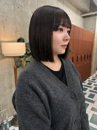 【癖毛で広がりが気になる方にオススメᥫᩣ  ̖́-】カット+カラー+3stepトリートメント+縮毛矯正