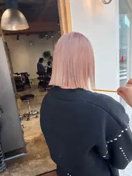 【圧倒的艶髪ハイトーン🍀】ダブルカラー+資生堂髪質改善トリートメント