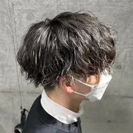🌊限定価格🌊メンズカット+波巻きパーマ    お気に入り+インスタフォローで4stepトリートメント無料