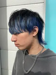 【ケアブリーチ】【特殊カラー】メンズカット➕インナーカラー(アンブレラカラー)