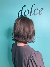 【カラー人気NO.１】カット+潤艶カラー+超音波トリートメント￥8400