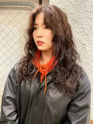 🍎雰囲気変えたい方🍎【似合わせカット+低ダメージパーマ+透明感カラー+トリートメント】