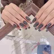 初心者練習モデル🧡[オフなし]🧡マグネット+チップ長さだし1０本(ジェルオフあり+500円)