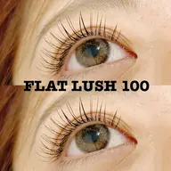 フラットラッシュ100本💖束感しやすい👌