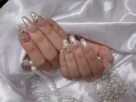 【HANDオフなし】チップ長さ出し+90分持ち込みデザイン(ストーン10粒まで)事前にデザイン送ってください。