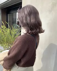 【ワンカラー】ブリーチなしでできる透明感カラー🫧