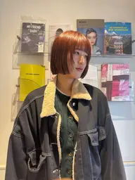 ダブルカラー🩵(ブリーチなし)！明るくしたい方や初めてのカラーにもおすすめ