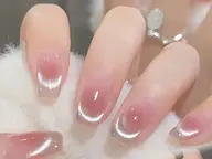 【自爪】超人気☆チークマグネットフレンチ《ベース込み》