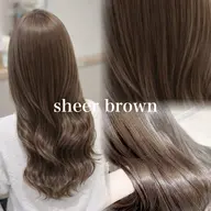 【土日祝限定】透明感感カラー+うる艶トリートメント【ブリーチなしワンカラー】