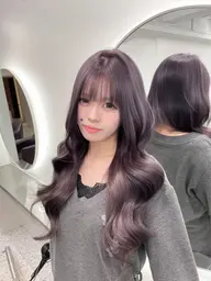 [💞圧倒的質感💞]カット＋🌈ケアブリーチ🌈＋イルミナカラー＋TOKIOトリートメント