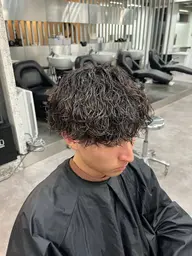 カット＋波巻きスパイラルパーマ＋Aujua treatment