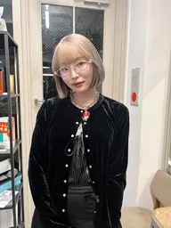 ✨理想のカラーが叶うハイトーン特化トリプルカラー✨ カット➕2ブリーチ➕オンカラー➕プレミアトリートメント ¥23000