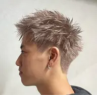 メンズカット＋ケアブリーチ＋カラー