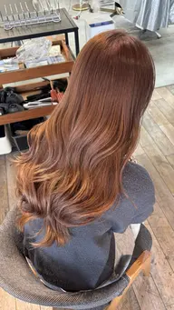 ブリーチなしダブルカラー＋超音波2stepトリートメント