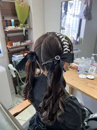 21時以降 深夜ヘアセット3500〜5500円(2024年7月以降はインスタDMから)