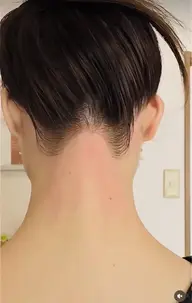 うなじ　ワックス脱毛✨ 👠 スタイルUPの新常識！首長効果で背が高く見えるうなじケア