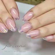 上品可愛い✨️オーロラ・ミラーフレンチ✨️