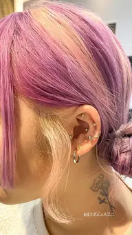 期間限定‼️耳ツボジュエリー💎【片耳5ヶ所、両耳10ヶ所】パーツ4つまで💎補足説明欄必読‼️