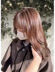 [平日限定]艶カラー☁️＋高保湿トリートメント💧＋超音波アイロン